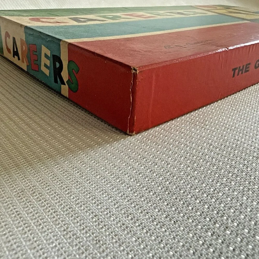 Vintage 1955 Careers The Game By Parker Brothers Board Game